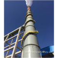 land space saving steel chimney